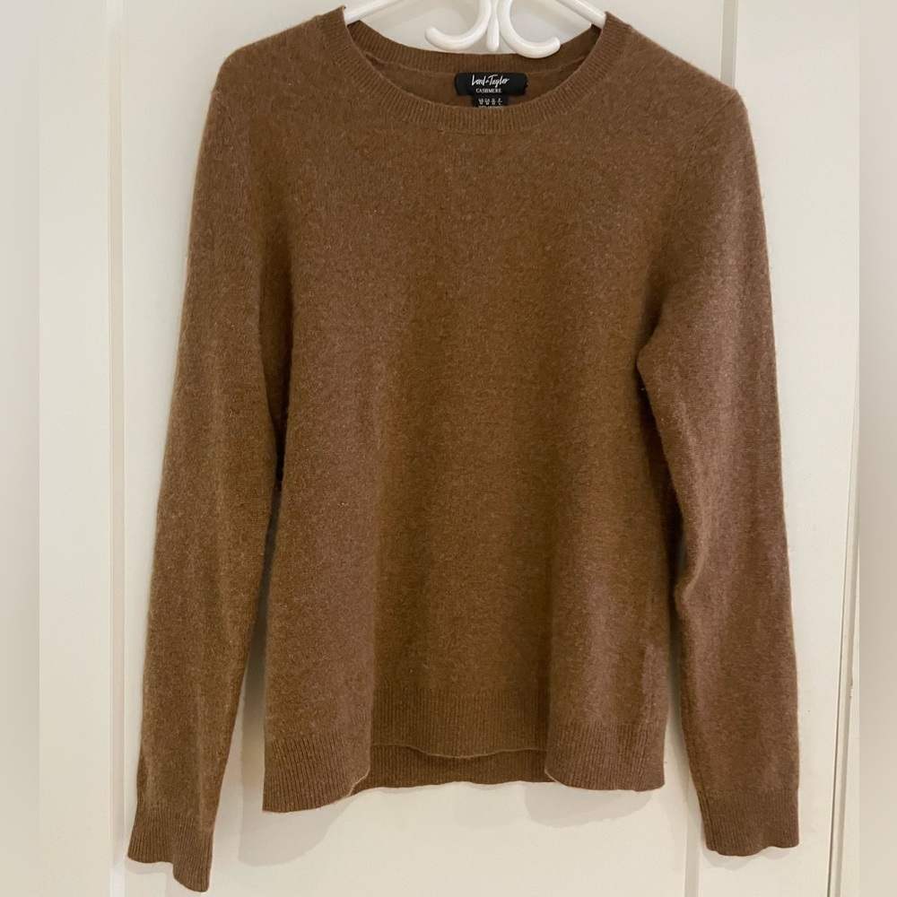 Lord & Taylor - 100% Cashmere Tan Sweater (size: M)